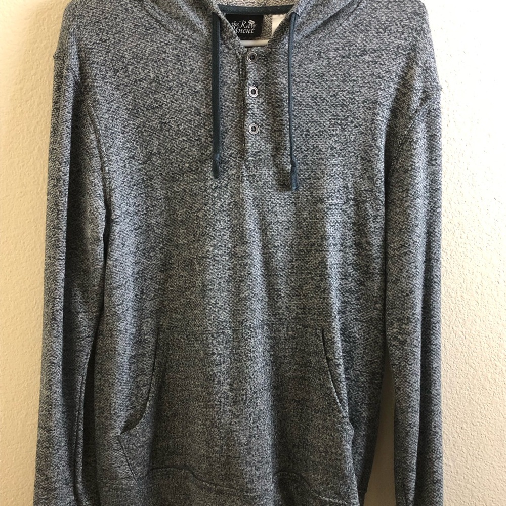Men's Charcoal Hoodie by Lucky Brand